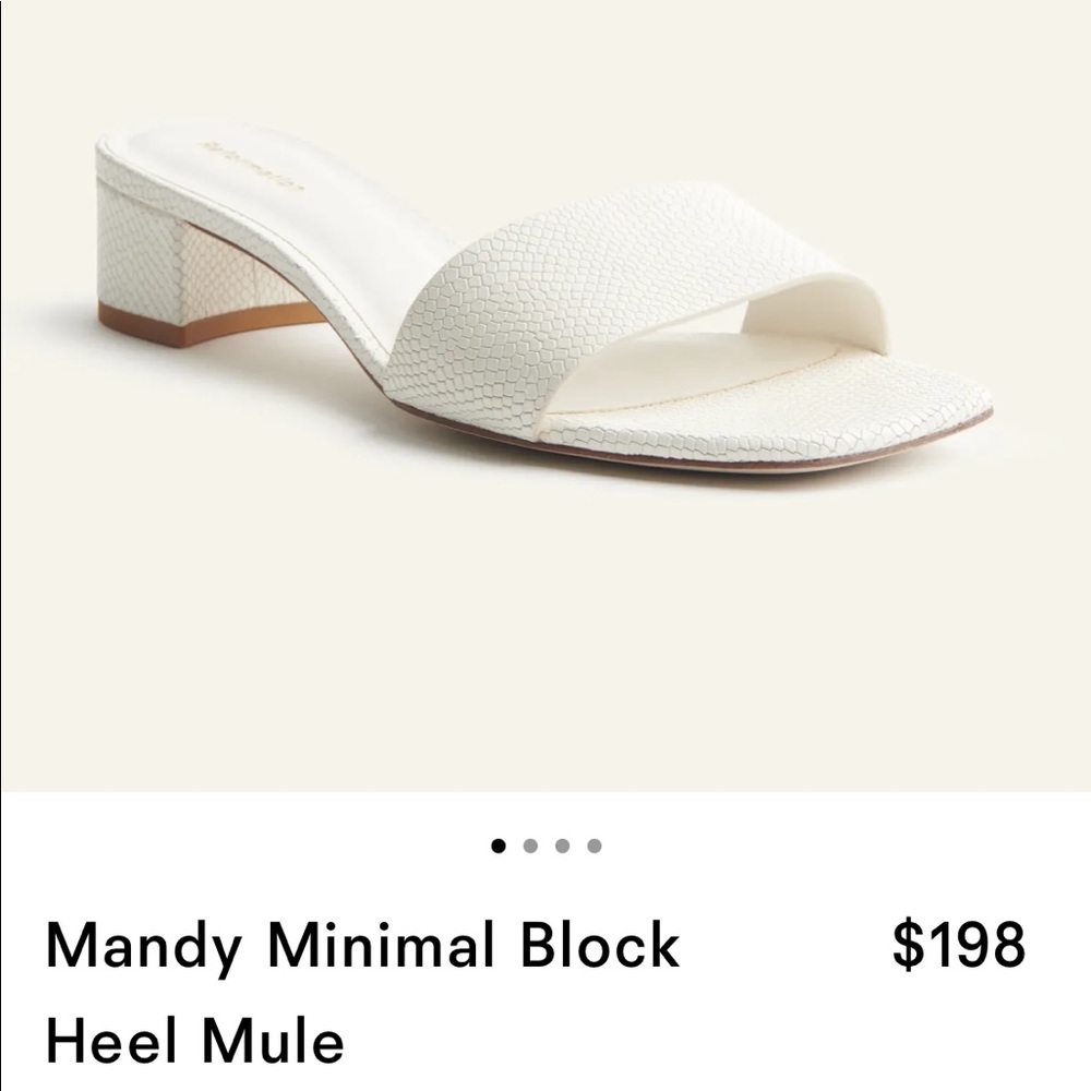 Reformation Mandy Minimal Block Heel Mule